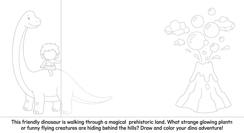 Interactive Story Coloring Pages For Kids