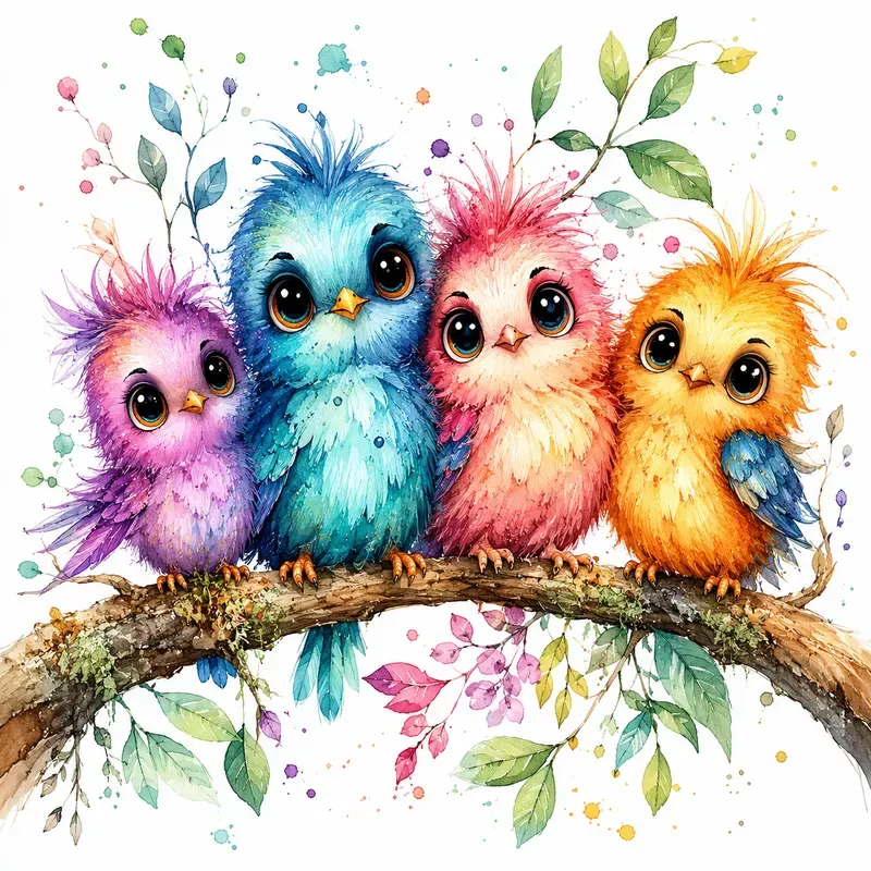Whimsical Fluffy Character Collections