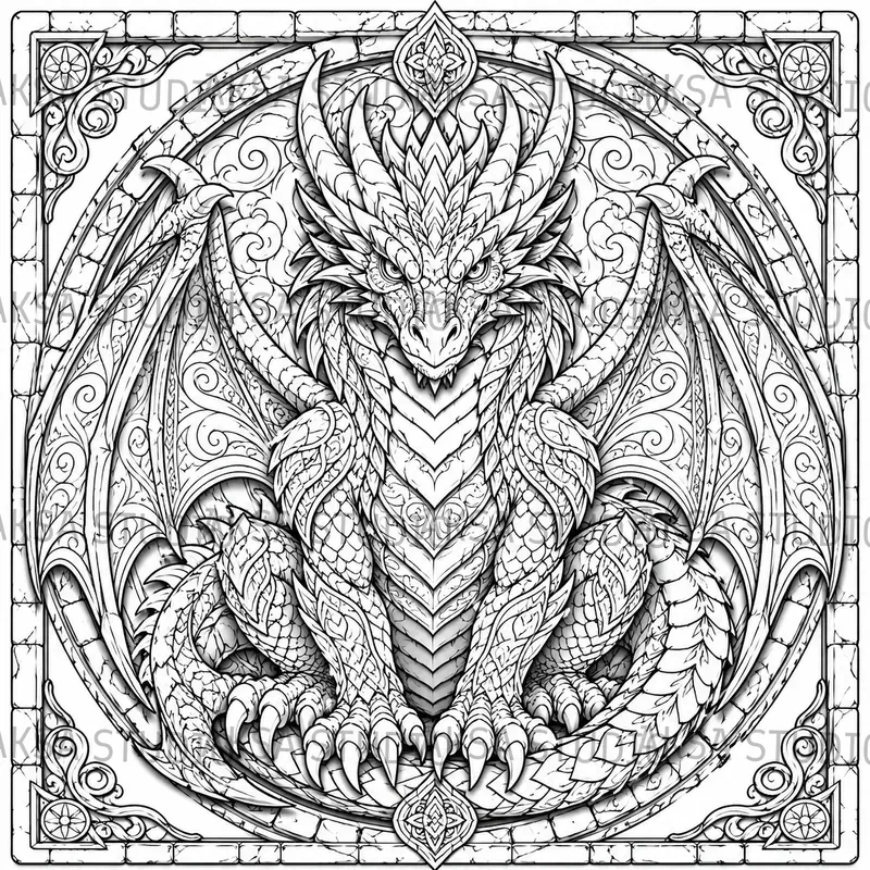 3D Illusion Coloring Books