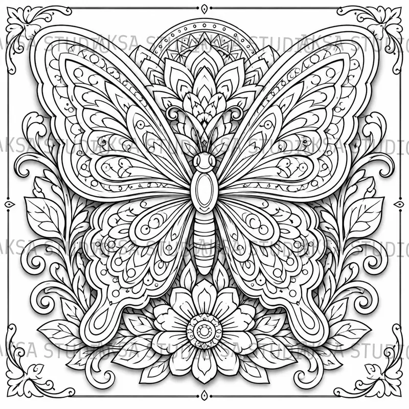 3D Illusion Coloring Books