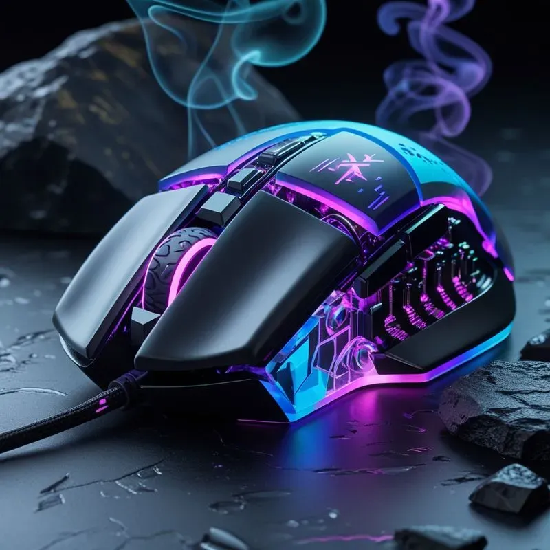 Cyberluxe Crystal Gaming Mice