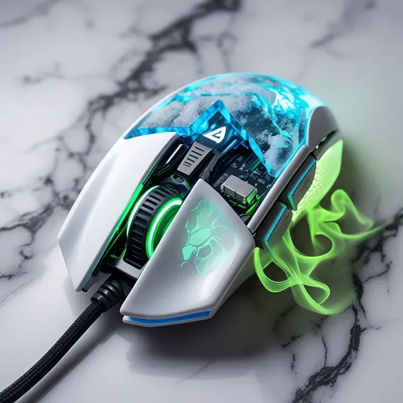 Cyberluxe Crystal Gaming Mice