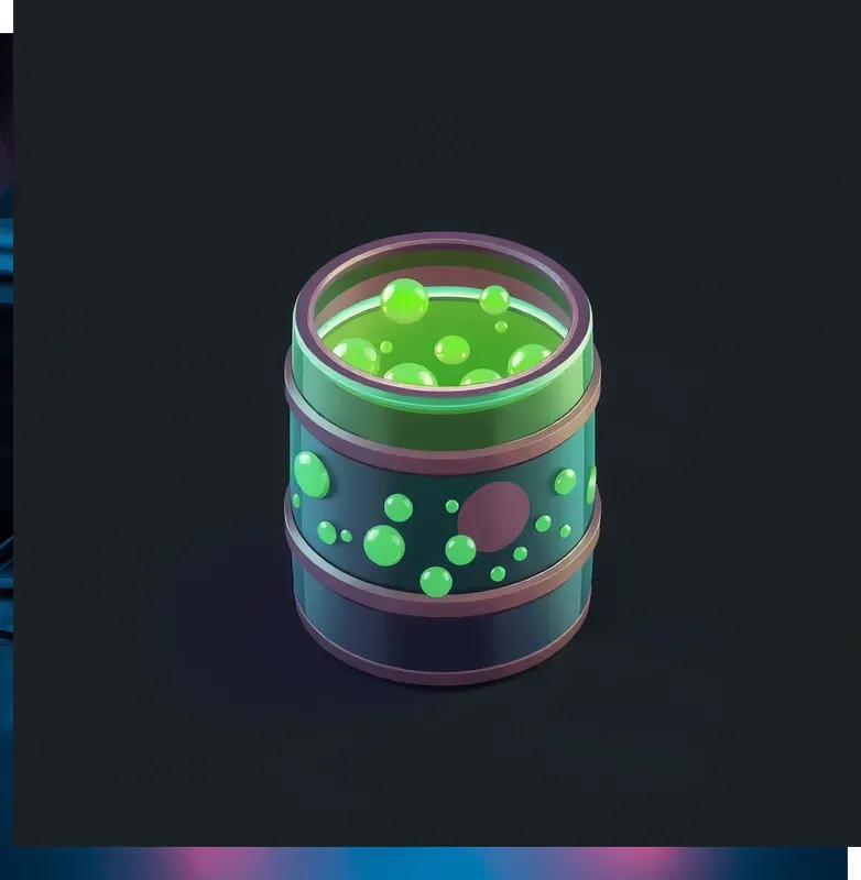 3D Isometric Crystal Game Assets