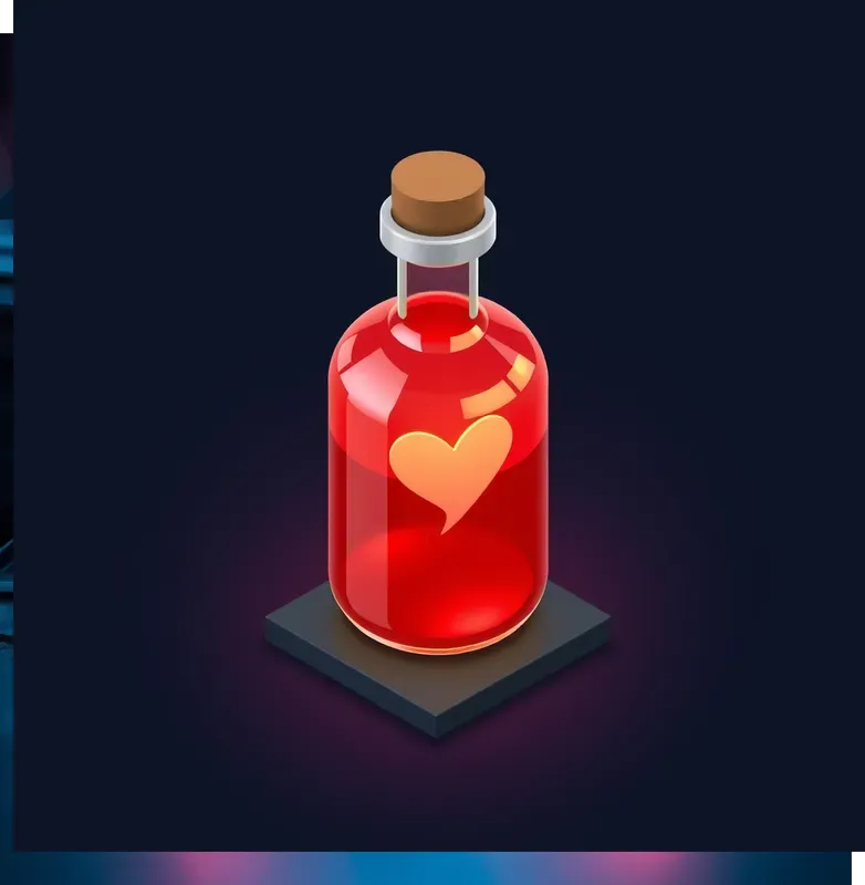 3D Isometric Crystal Game Assets