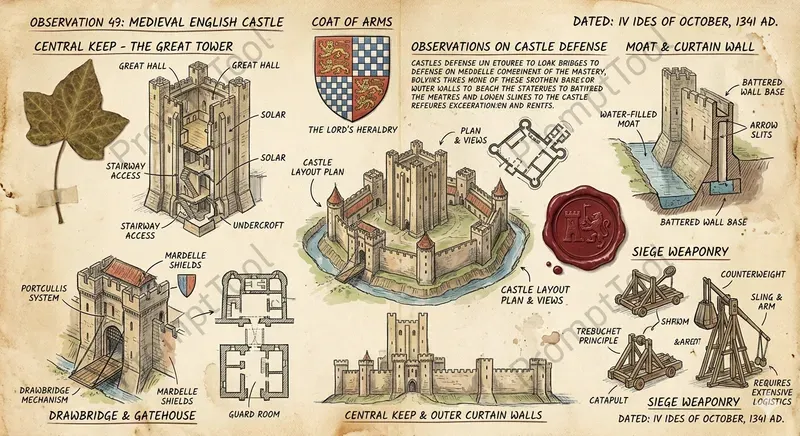 Detailed History Journal Sketches