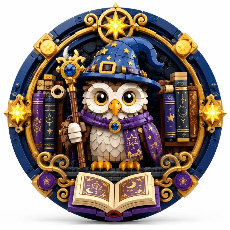 Whimsical Lego Character Medallions