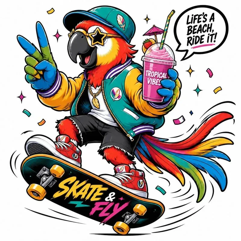 Cool Animal Mascot Skaters
