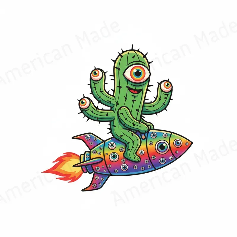 Psychedelic Pop Fusion Characters