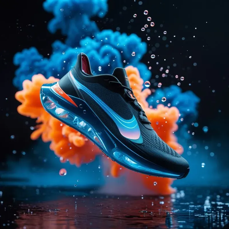 Ultrarealistic Dynamic Sneaker Advertisements