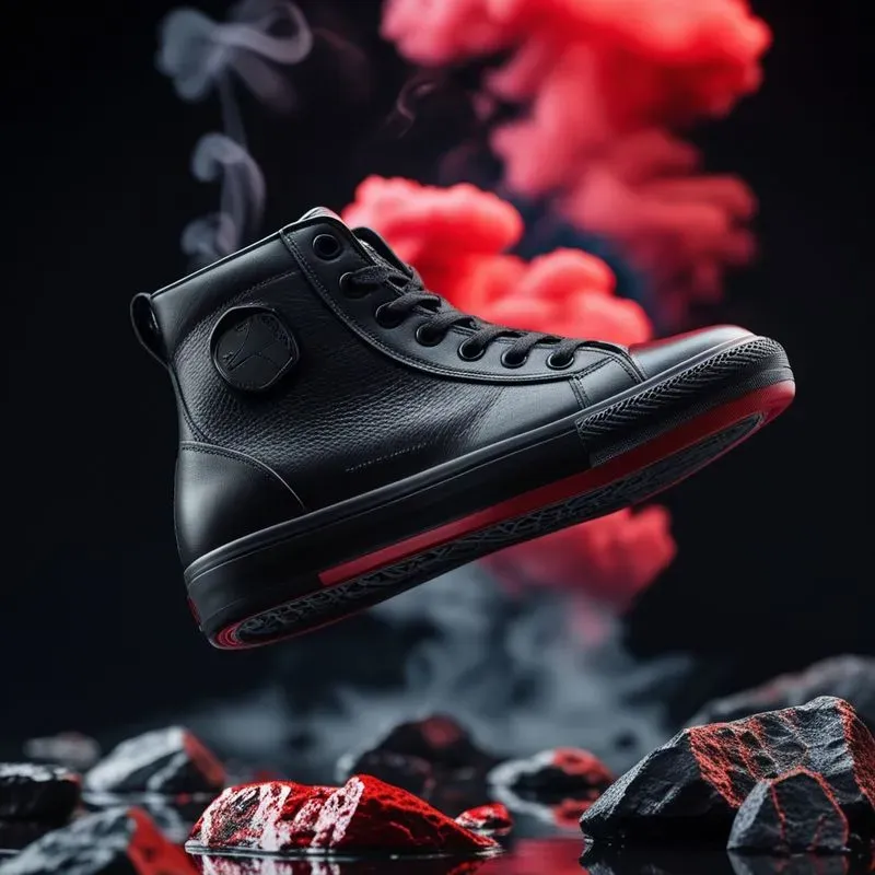 Ultrarealistic Dynamic Sneaker Advertisements