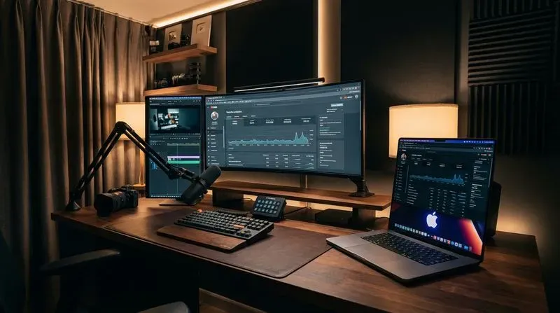 YouTube Automation Cinematic Workspace Ps
