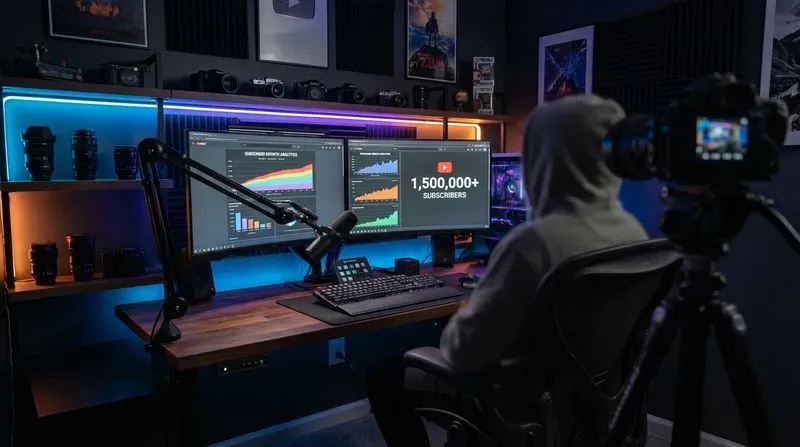 YouTube Automation Cinematic Workspace Ps