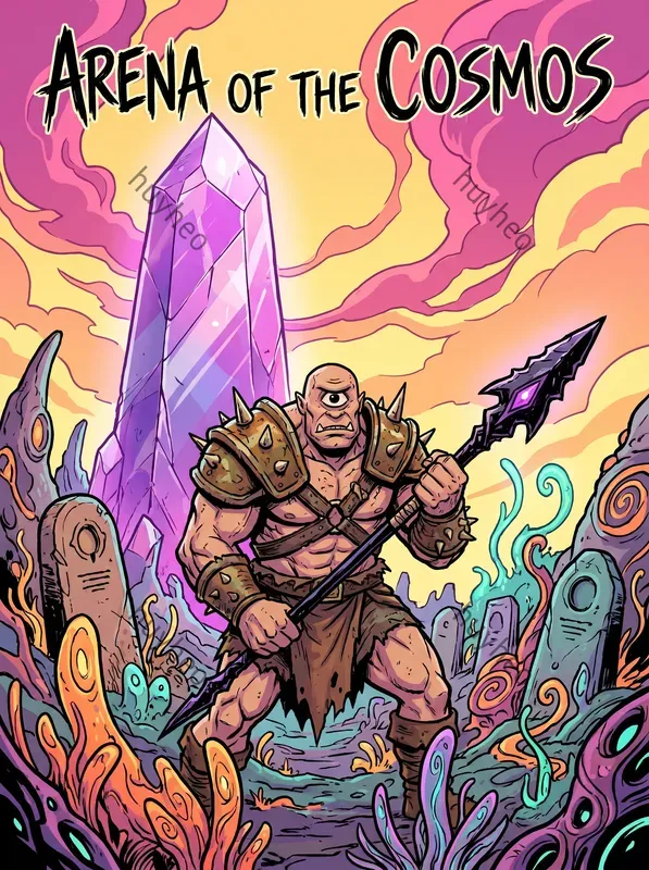 Psychedelic Indie Comic Style Art