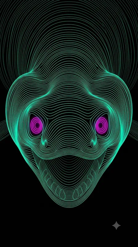 Minimalist Opart Contour Illustrations