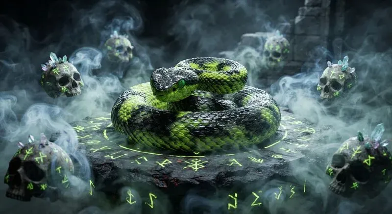 Mythic Serpent Art