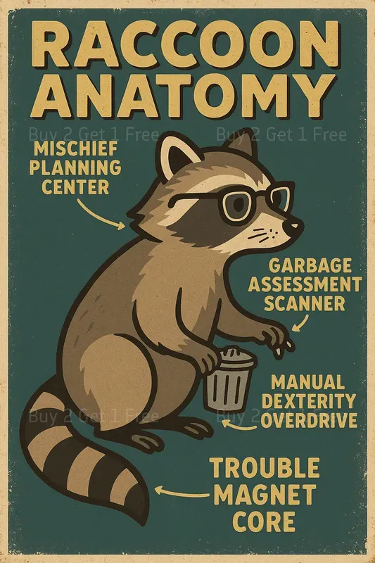 Funny Animal Anatomy Posters