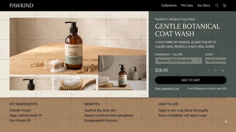 Ecommerce Product Page UI Generator