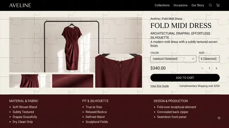 Ecommerce Product Page UI Generator