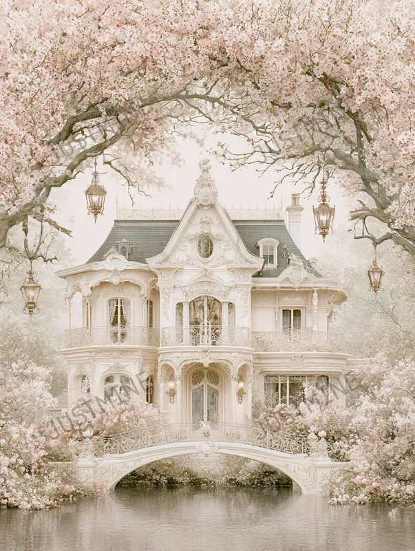 Garden Estates Cottage Clipart