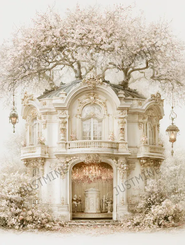 Garden Estates Cottage Clipart