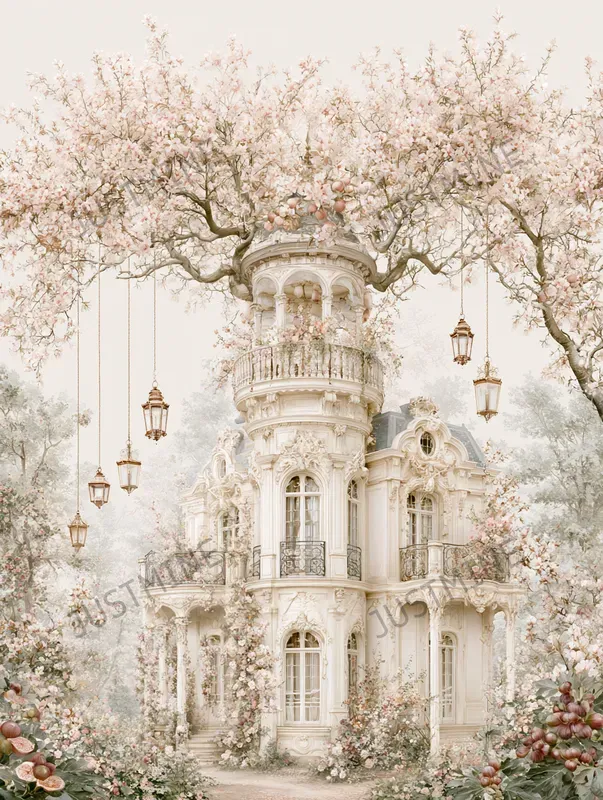 Garden Estates Cottage Clipart