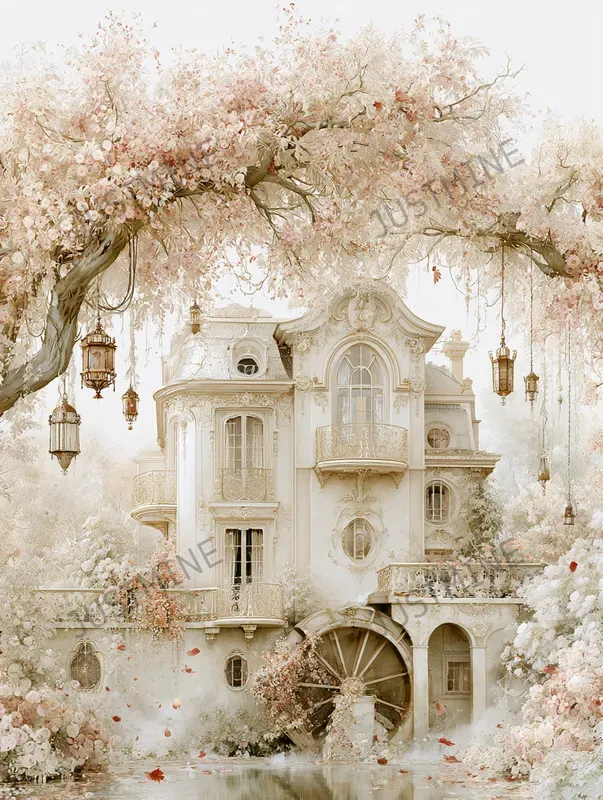 Garden Estates Cottage Clipart