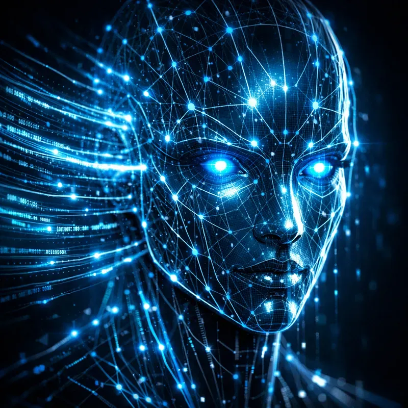 Futuristic Neural Line Art Creatures