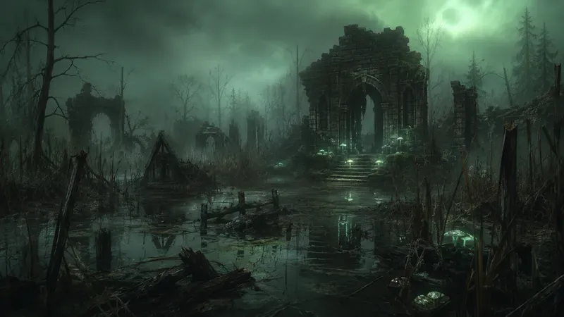 Slavic Dark Fantasy Environments