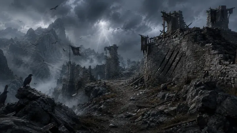 Slavic Dark Fantasy Environments