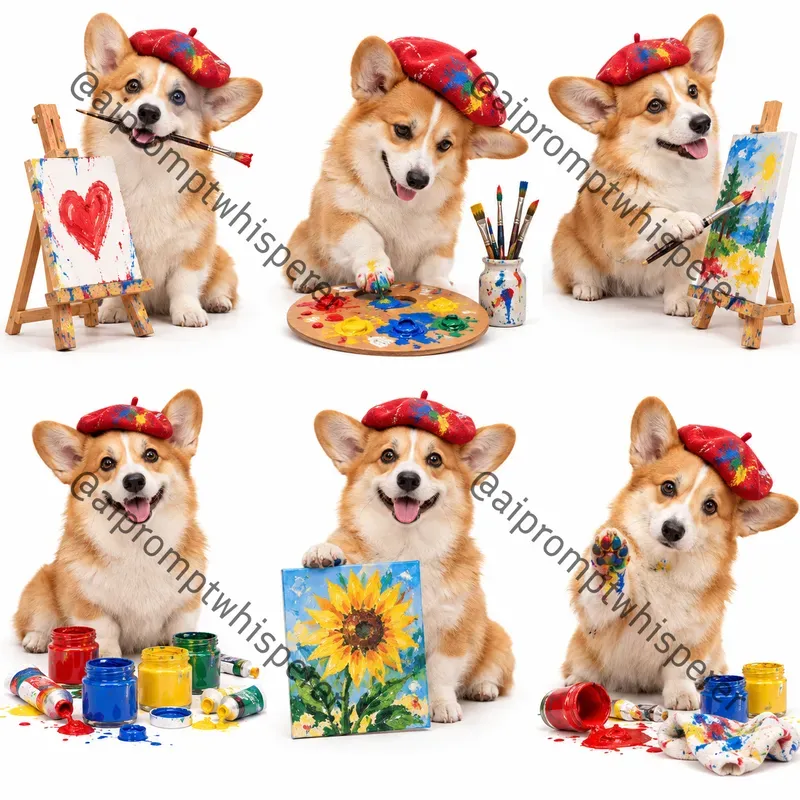 Pets With Hobbies Photoreal Cliparts Etsy
