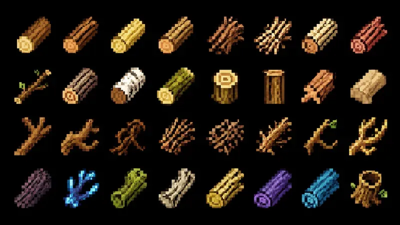 8bit RPG Material Sprite Sheet Generator