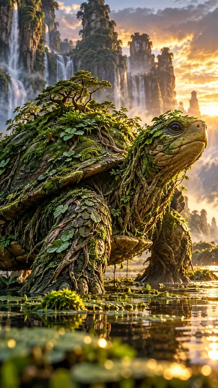 Hyperrealistic Elemental Animal Hybrids