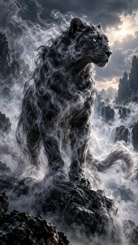 Hyperrealistic Elemental Animal Hybrids