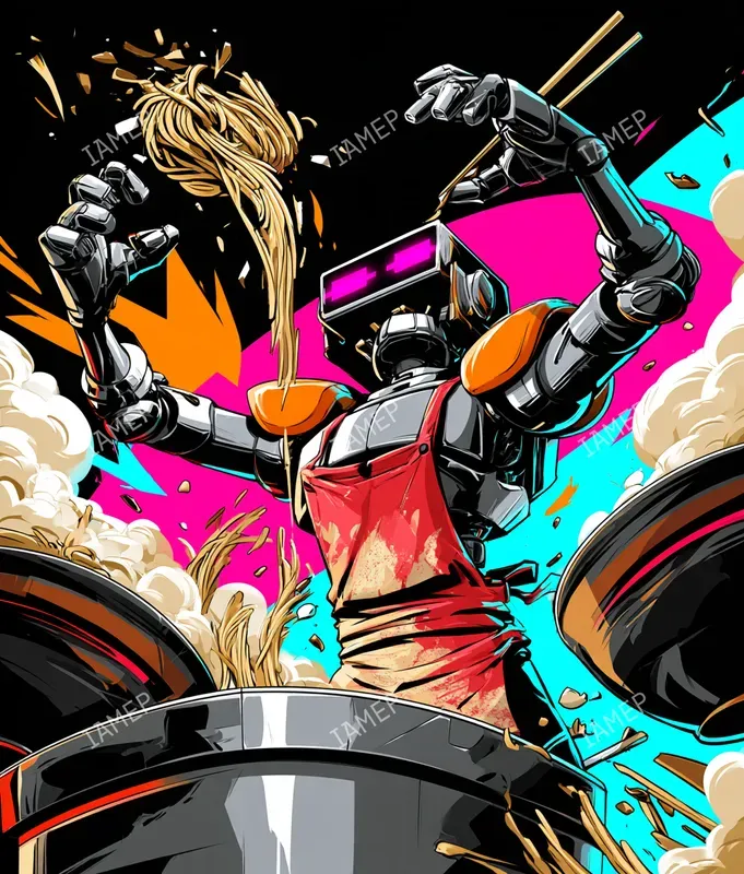Highenergy Punk Comic Scenes