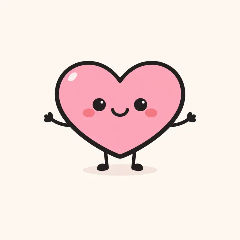 Cute Minimalist Shape Characters