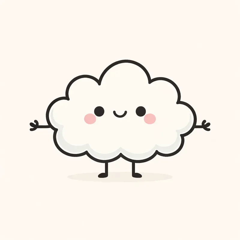 Cute Minimalist Shape Characters