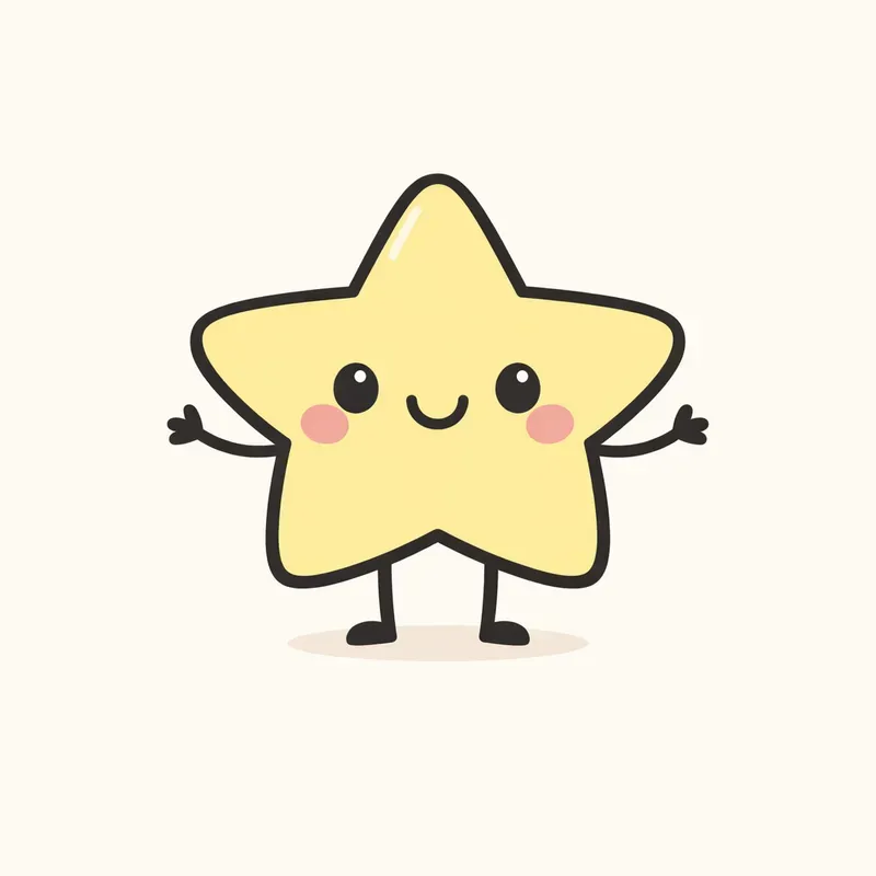 Cute Minimalist Shape Characters