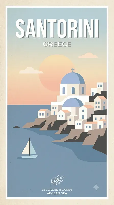 Minimalist Travel Poster Generator