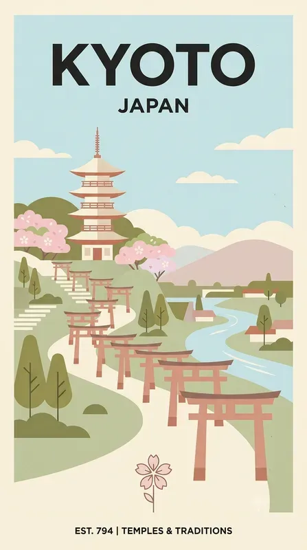 Minimalist Travel Poster Generator