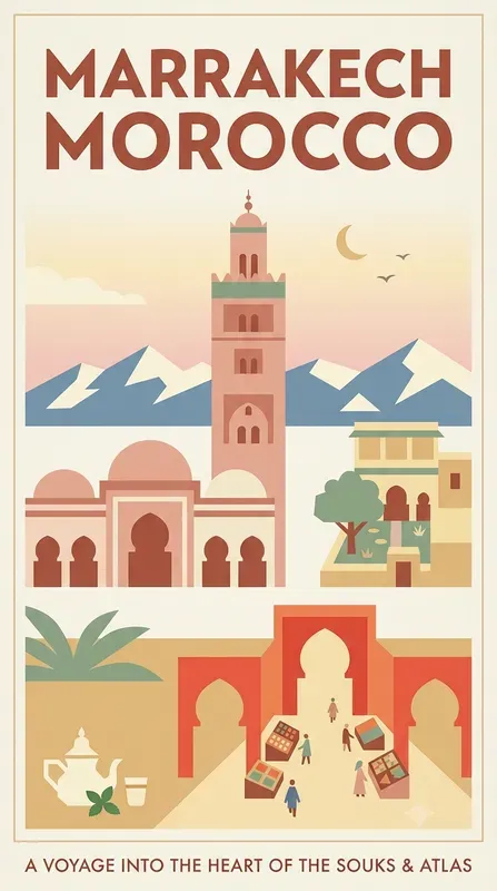 Minimalist Travel Poster Generator