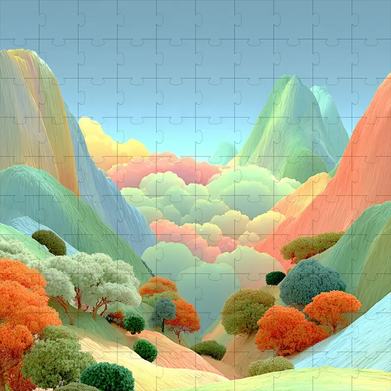 Soft Surreal 3D Toylike Pastel Renders