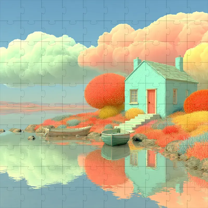 Soft Surreal 3D Toylike Pastel Renders