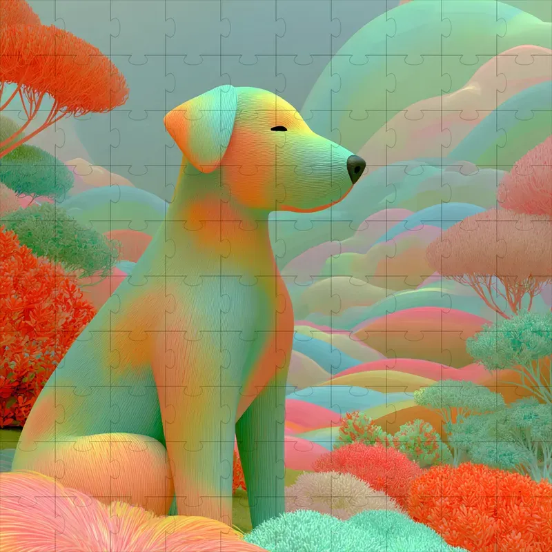 Soft Surreal 3D Toylike Pastel Renders
