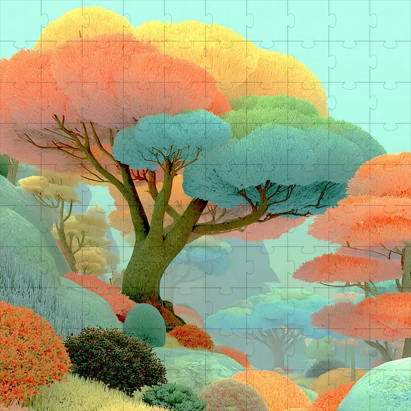 Soft Surreal 3D Toylike Pastel Renders