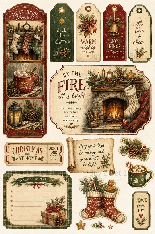 Western Tag Frame Label Journaling Cards
