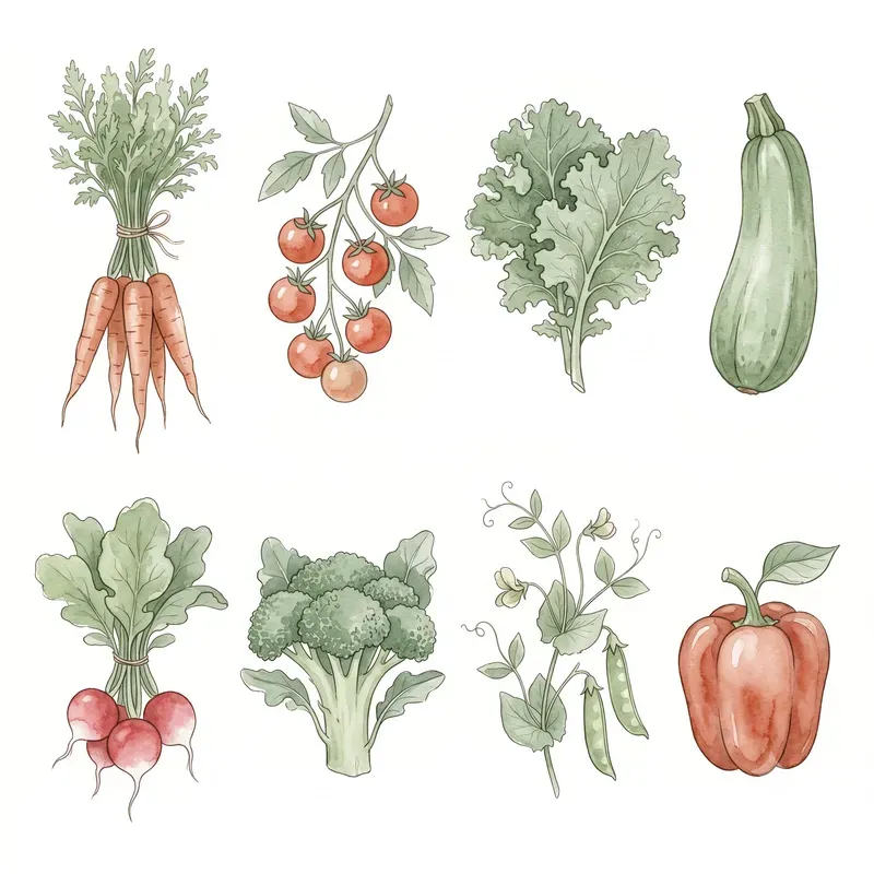 Watercolor Clipart Element Sets