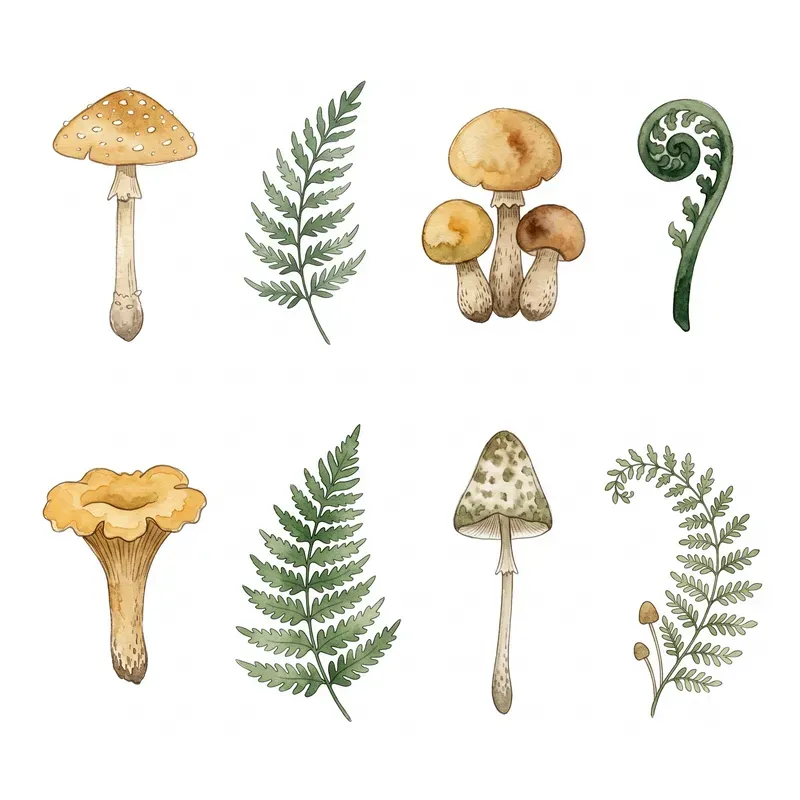 Watercolor Clipart Element Sets