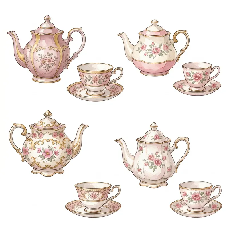 Watercolor Clipart Element Sets