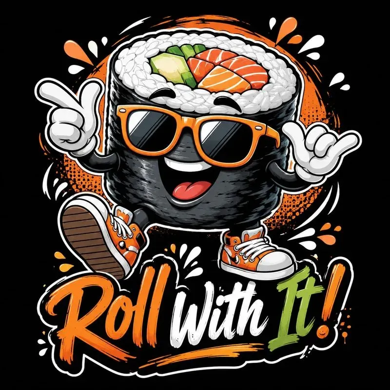 Funny Food Mascot Tshirts