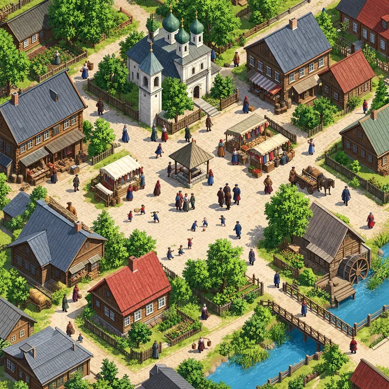 Village Scene Generator